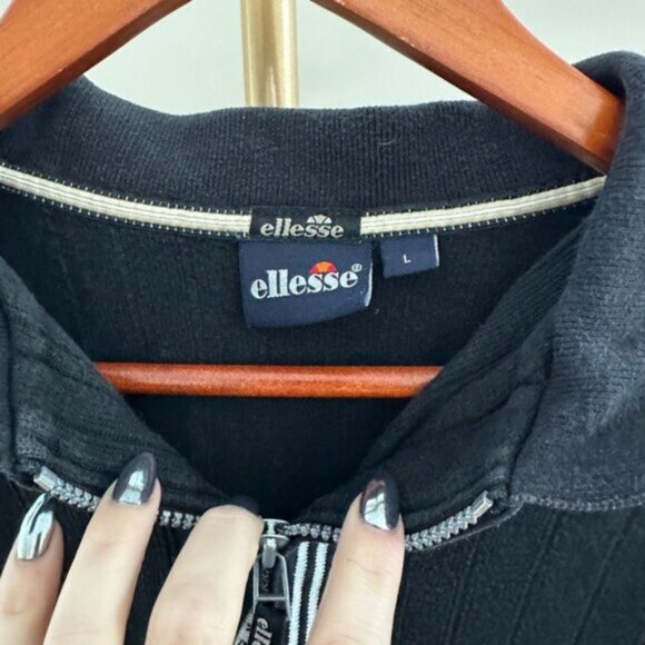 Ellesse Quarter Zip Pullover Sweatshirt – Size Large - Picture 3 of 7
